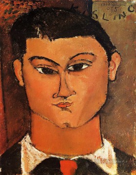 retrato de moise kisling 1915 Amedeo Modigliani Pinturas al óleo